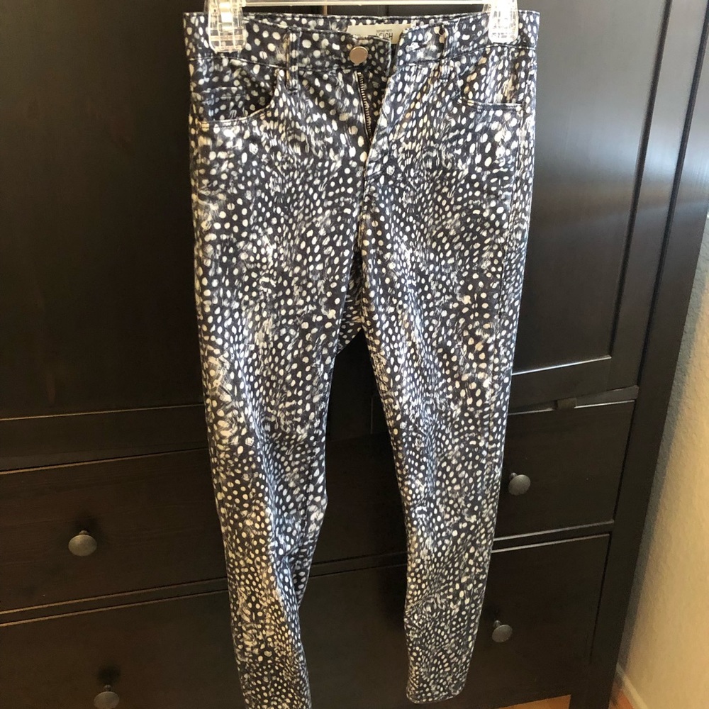 Topshop Animal Print Leigh Pant